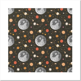 Outer Space Universe Astronomy Pattern Posters and Art